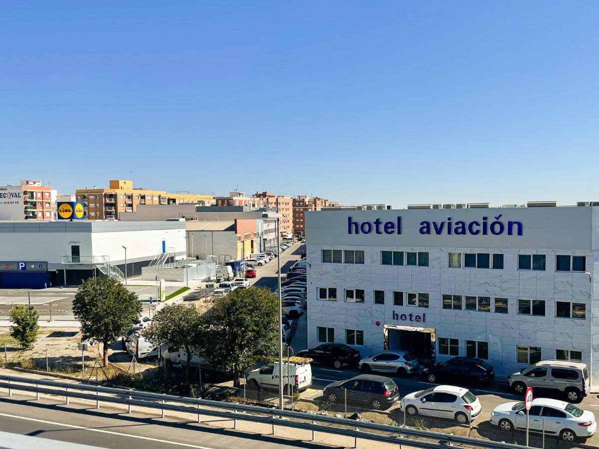 Hotel Aviacion Manises Buitenkant foto